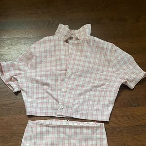 Brandy Melville Two Piece Plaid Set!